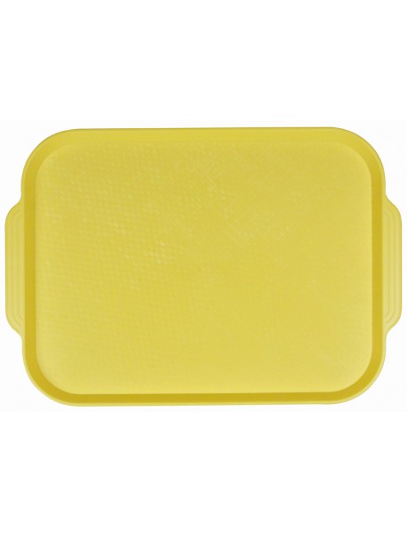 Поднос столовый из полистирола 450х355 мм желтый