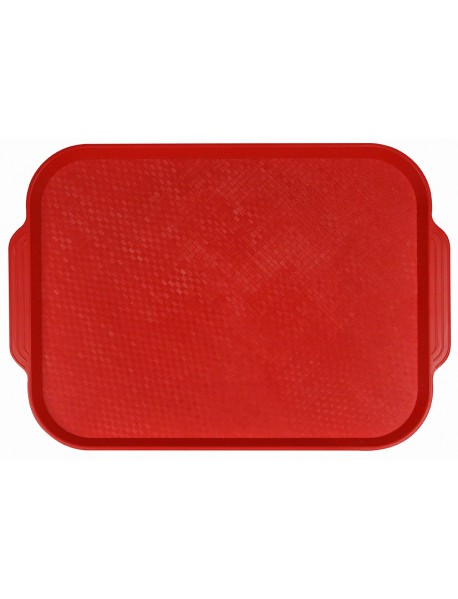 Поднос столовый из полистирола 450х355 мм красный