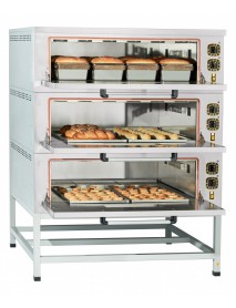 Электрические подовые пекарские шкафы Тип: Металлический под ЭШП-3-01 (270 °C) нерж. камера