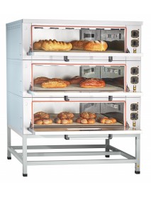 Электрические подовые пекарские шкафы Тип: Каменный под ЭШП-3-01КП (320 °C) нерж. камера