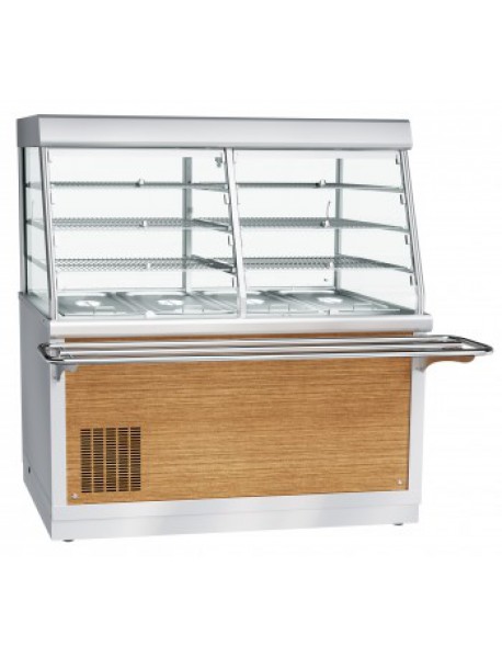 Прилавок-витрина холодильный с нейтральным шкафом ПВВ(Н)-70Х-С-01-НШ